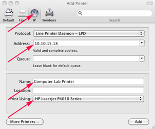 how to add a printer on a mac wireless network