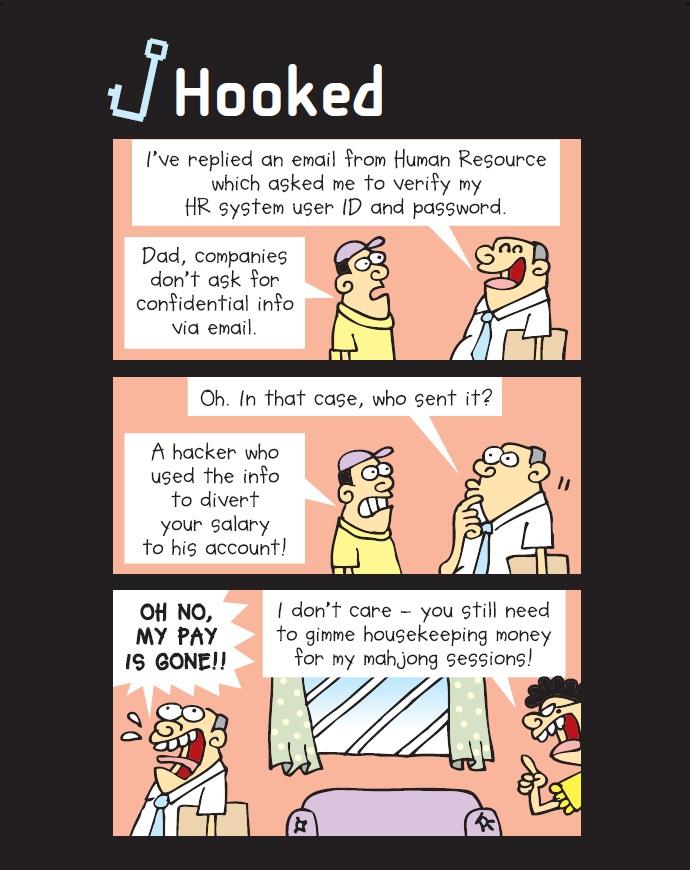 phishing cartoon